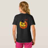 Kat in pompoen Halloween T-shirt (Achterkant volledig)