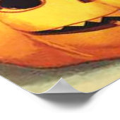 Kat in pompoen poster (Hoek)