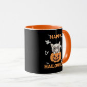 Kat in pompoen zoete katten blij Halloween Mok (Voorkant rechts)