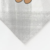 Kat in pyjama's fleece deken (Hoek)