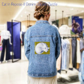 Kat in repose-II Denim Jacket