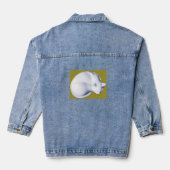 Kat in repose-II Denim Jacket (Achterkant)