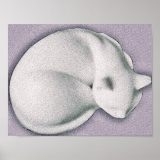 Kat in repose II Poster (Voorkant)
