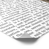 Kat in rode dress poster (Hoek)