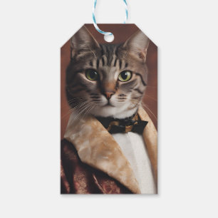 Kat in Roken Jas Cadeaulabel