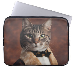 Kat in Roken Jas Laptop Sleeve
