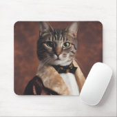 Kat in Roken Jas Muismat (Met muis)
