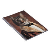 Kat in Roken Jas Notitieboek (Rechterzijde)