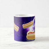 KAT IN RUIMTE MET HOT DOGS KOFFIE MUGS KOFFIEMOK (Center)