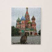 Kat in Rusland Moskou Reizen Legpuzzel (Verticaal)