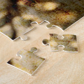 Kat in Samurai Helmet. Legpuzzel (Zijkant)