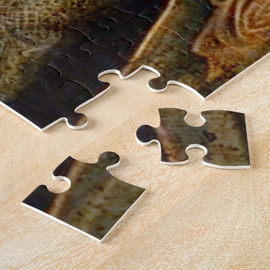 Kat in Samurai Helmet Legpuzzel (Zijkant)