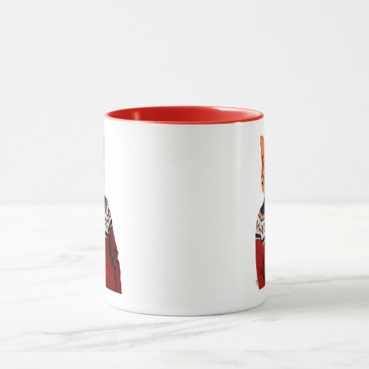 Kat in Ski Sweater 2 Mok (Midden)