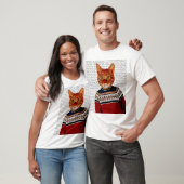 Kat in Ski Sweater 2 T-shirt (Unisex)
