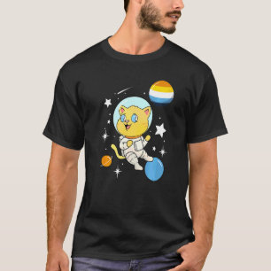Kat in Space Aroace Pride 1 T-shirt