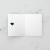 Kat in St. Patrick van het Pet Dag Notecard Kaart (Binnen)