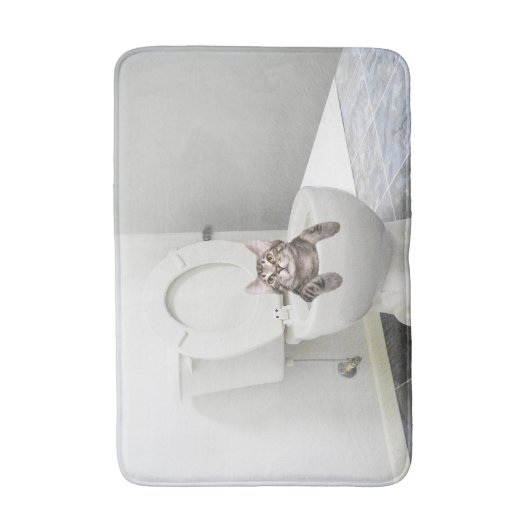 Kat in tablet badmat (Voorkant Verticaal)