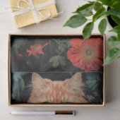 Kat in Tapestry 2 Decoupage papier (Geschenk)