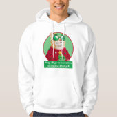 Kat in Ugly kerstSweater Hoodie (Voorkant)