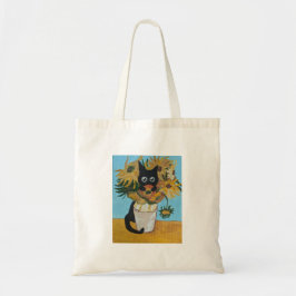 Kat in Van Gogh Tote Bag