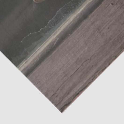 Kat in venster Decoupage Tissuepapier (Detail)