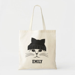 Kat in Wol Pet - Aangepast geluid Tote Bag
