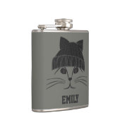 Kat in wollen Pet Heupfles (Rechts)