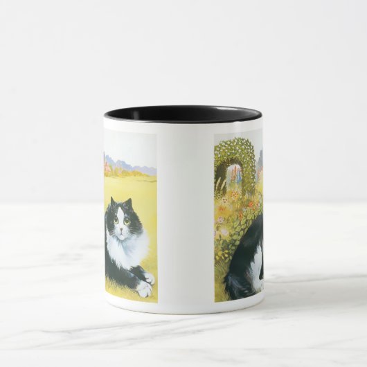 Kat in zijn Mok voor tuinkleding (Midden)