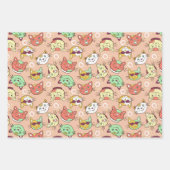 Kat in zonnebrillen inpakpapier vel (Voorkant)