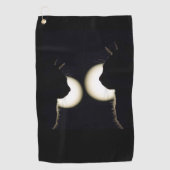 Kat Inbrekers Opgespoord Golfhanddoek (Voorkant)