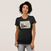 Kat Influencer Letterlijk Geobsedeerd T-shirt (Voorkant volledig)