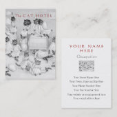 Kat-instapsysteem/Vet-liniek - twee Visitekaartjes (Voorkant / Achterkant)