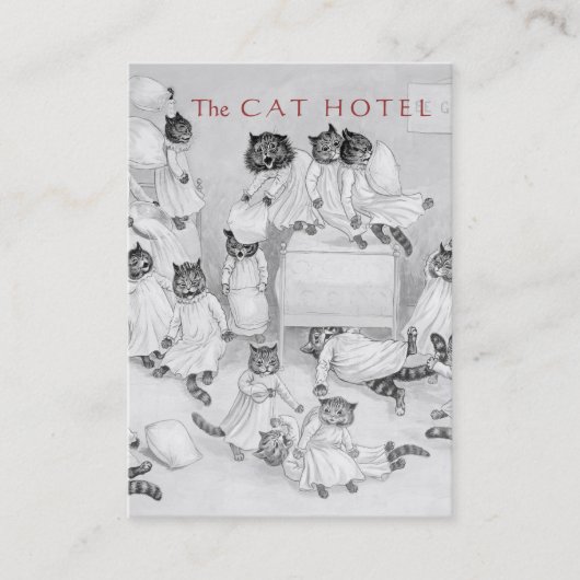 Kat-instapsysteem/Vet-liniek - twee Visitekaartjes (Voorkant)