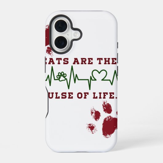 Kat iPhone 16 Hoesje (Achterkant)
