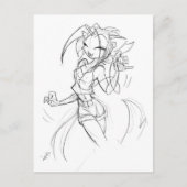 Kat IPod Briefkaart (Voorkant)