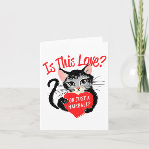 Kat Is Deze Liefde Of Gewoon Een Haarbal Hart Vale Kaart