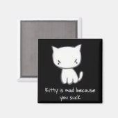 kat is gek magneet (Voorkant / Achterkant)