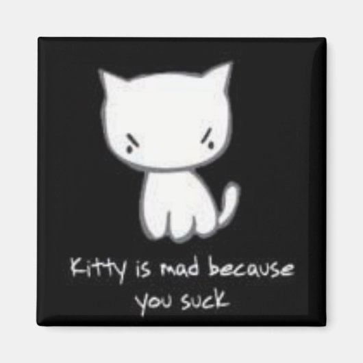 kat is gek magneet (Voorkant)