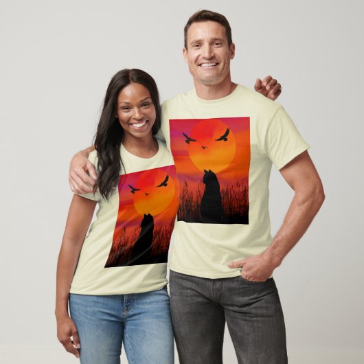 kat is glanzend t-shirt (Unisex)