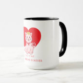 Kat is mijn beste vriend voor altijd schattig mok (Voorkant rechts)