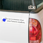 kat is slimmer! bumpersticker (Op Truck)