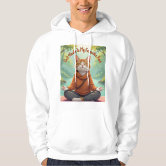 Kat-itude is mijn favoriete yogahouding hoodie