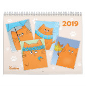 Kat Jaar van de besnoeiing Kalender (Hoes)