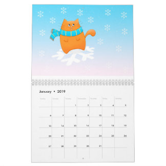 Kat Jaar van de besnoeiing Kalender