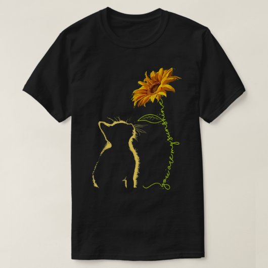 Kat je bent mijn zonnige katten t-shirt (Design voorkant)