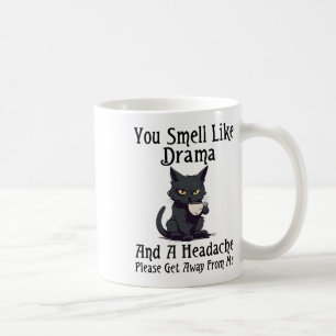 Kat, je ruikt naar drama en hoofdpijn, alsjeblieft koffiemok