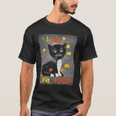 Kat Jigsaw Puzzel Liefde T-shirt (Voorkant)