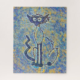 Kat Jigzaag Puzzle Legpuzzel