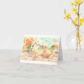 kat kaart (Gele Bloem)