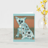 Kat Kaart (Gele Bloem)